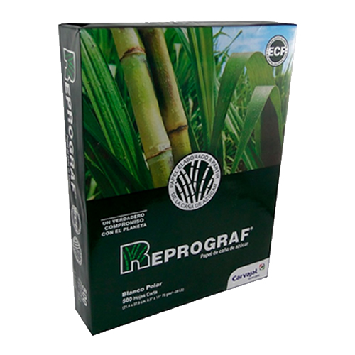 Resma de papel blanco tamaño carta 75 gr Reprograf