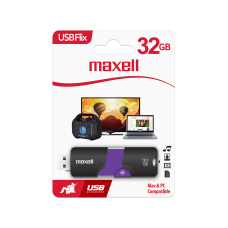 Memoria USB 32GB Flix Maxell negro/morado 3.0