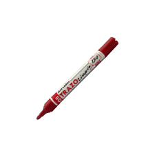 Marcador Trazo borrable recargable rojo