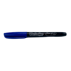 Marcador Doricolor Permanente Azul Delgado 