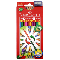 Colores doble punta 4 mm 12/24 Faber Castell 