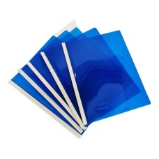 Carpeta carta bisel azul oscuro Paquete X5