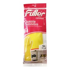 Guante amarillo talla 7 calibre 15 domestico Fuller