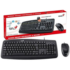 Combo teclado + Mouse Genius KM-200 USB Negro Alámbrico