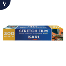 Rollo Stretch Transparente para comida 300MT Kari