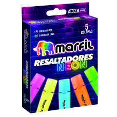 Resaltador Marfil plano neón X5 MEO1403