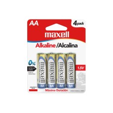 Pila Maxell alcalina AA paquete x4