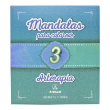 Libro Mandalas Para Colorear 3 Con Caja De Colores X24