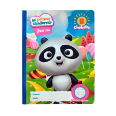 Cuaderno Norma cosido con cuadros Mi Primer Cuaderno cuadritos sticker 100H