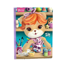 Cuaderno Cosido Peluches Norma 100H Grande Línea corriente Femenino