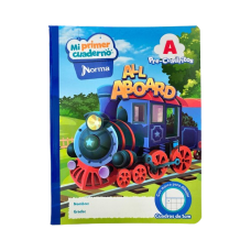 Cuaderno Cosido Mi primer cuaderno Norma 100H precuadritos para dibujar, con marco para dibujar