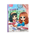 Cuaderno Cosido Bonequinhas Norma 100H Grande Línea Corriente femenino