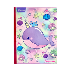 Cuaderno Cosido Summer Norma 100H Línea corriente 