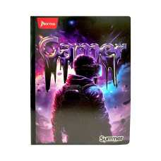 Cuaderno Summer cosido 100 Hojas con cuadros Sticker Masculino 