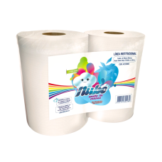 Toalla Rollo Nube X2 Blanca X150Mt Rollo Continuo Dispensador 83150