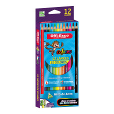 Colores X12 4mm + Sacapuntas OE-140 Offi-Esco