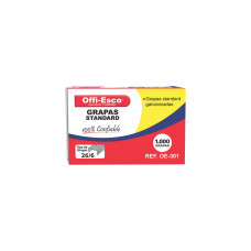 Grapas standard galvanizadas Offi-Esco  x 1.000 