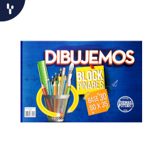 Block base 30 (35X50) sin rayas Pinares