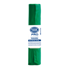 Bolsa verde 46X46cm X10 unidades rollo calibre 1.0 16 litros 7 kgs Task