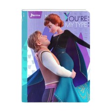 Cuaderno cosido x 100 hojas con cuadros femenino Idolos Disney Norma