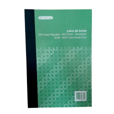 Libro De Actas 400 Folios x 200 Hojas Pasta Dura Fabrifolder