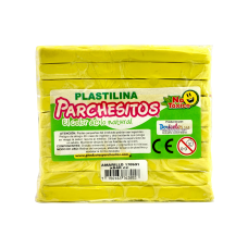 Plastilina Parchesitos Kilo 640CC Amarilla 