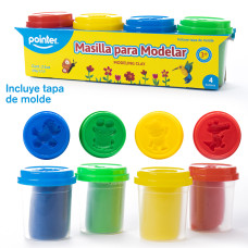 Plastilina Pointer para moldear + Molde X4 DGH-460