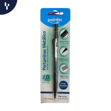 Portaminas Metálico Pointer 2.0 - Incluye Afilaminas 
