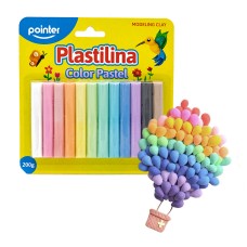 Plastilina pastel X12 PST-12200-PA Pointer