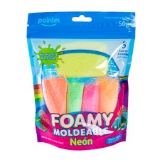 Foamy moldeable 5 colores neón SLC-5N-50G Pointer