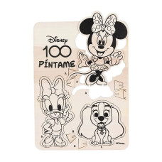 Set de figuras para pintar Disney 100 niña