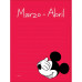 Agenda Primavera planeador Mickey Mouse