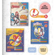 Libro para colorear niño Disney 24 páginas +5 colores