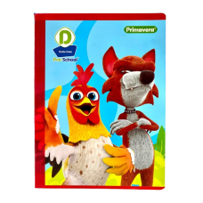 Cuaderno Cosido Pre-School Primavera 100H Grande Doble Línea