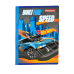 Cuaderno Cosido Primavera HotWheels 100H Grande Línea rayada 