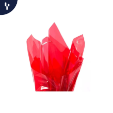 Papel Celofán Primavera Rojo X10