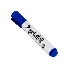 Marcador Printell borrable azul 