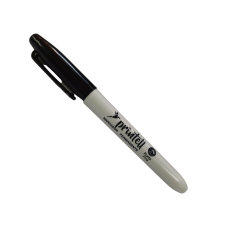 Marcador Printell permanente delgado negro