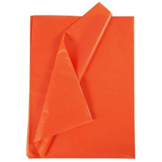 Papel Seda Globo Naranja X 20 Unidades Trazo