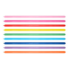 Globo latex tubito fashion surtido X50