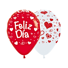 Globo Sempertex Feliz Dia Corazón 2D R12X50