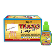 Tinta Marcador Borrable Verde Limón 35ml Trazo