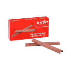 Gancho Cosedora Triton Cobrizo 26/6 X5000 Tira completa 