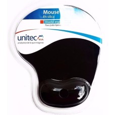Pad mouse silicona unitec negro