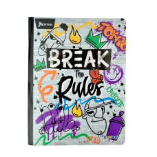 Cuaderno Cosido X-presarte 100H Cuadriculado Masculino