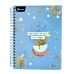 Cuaderno Argollado X-presarte Grande Mixto Femenino 160H 5 Materias 