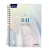 Cuaderno Argollado X-presarte Grande Mixto Femenino 160H 5 Materias 